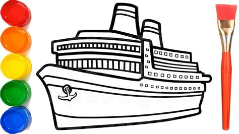 cruise ship sketch